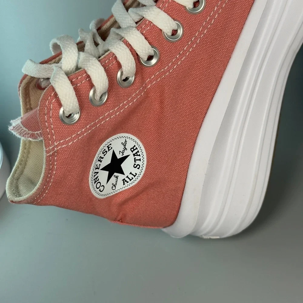 Converse Chuck Taylor All Star Move Platform Women 6 Hi Top Sneaker Pink Lace Up